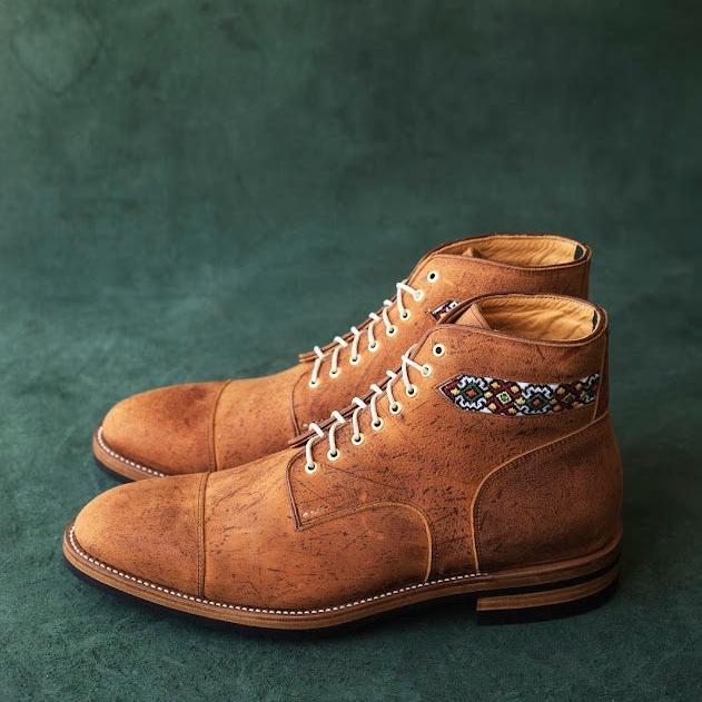 The Vishivanka Boot in Kudu Turmeric