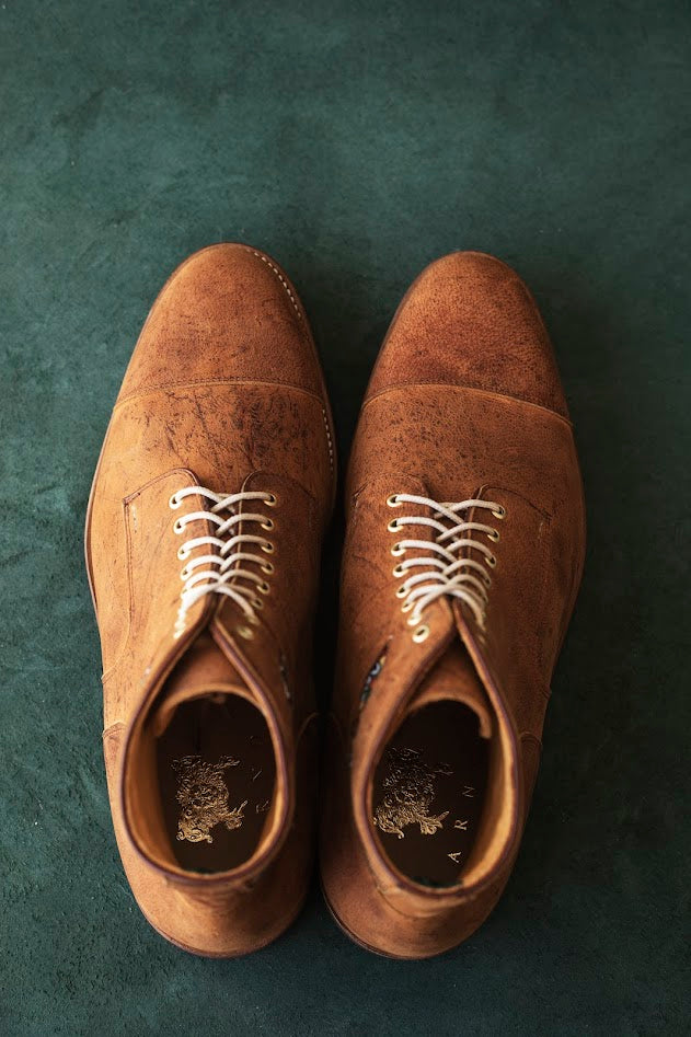 The Vishivanka Boot in Kudu Turmeric