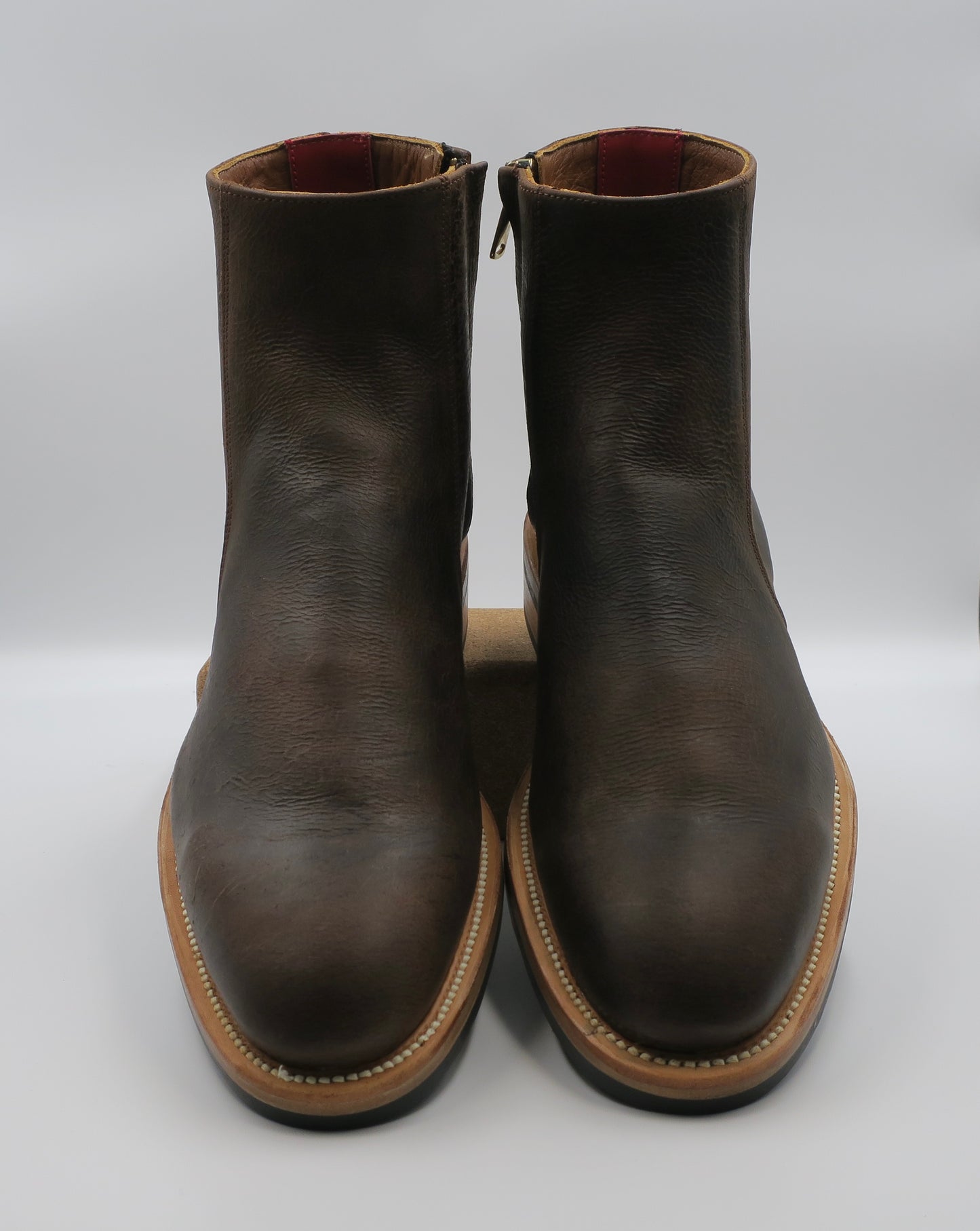 Bliskavka Zip Up Boot in Russet Kudu