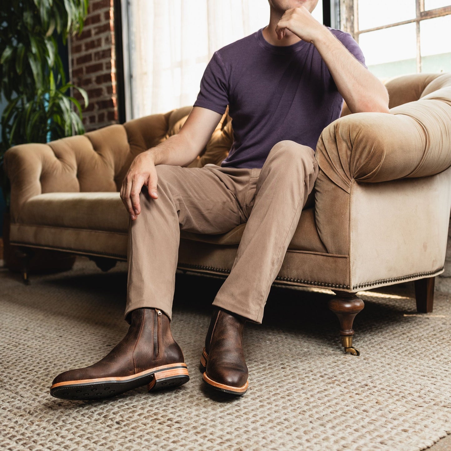 RUSSET Bliskavka Zip Up Boot