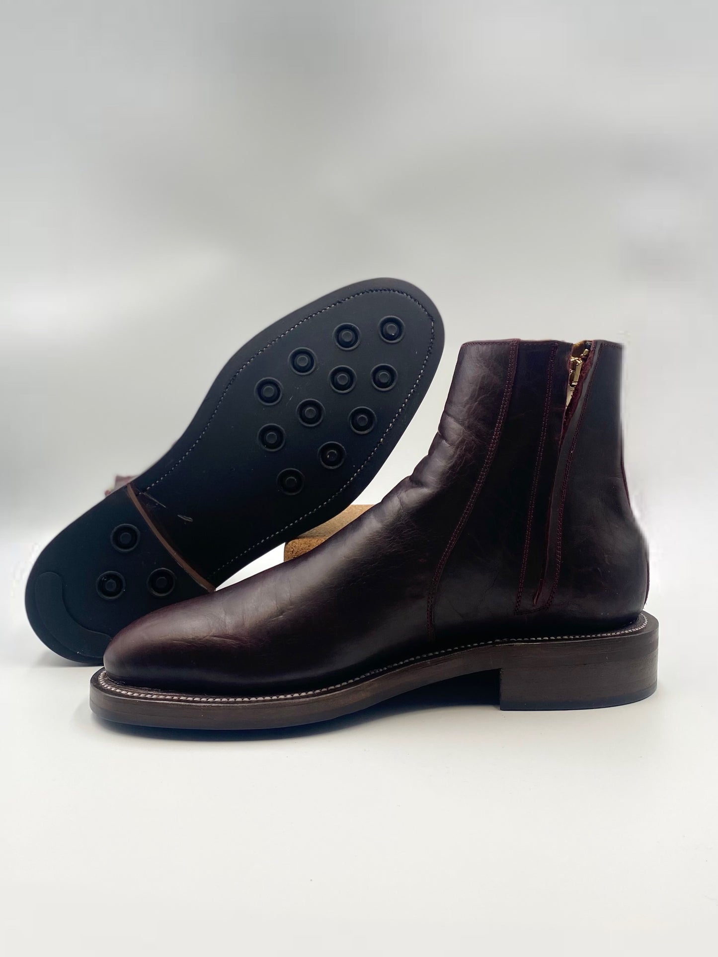 Bliskavka Zip Up Boot in Buffalo Black Cherry