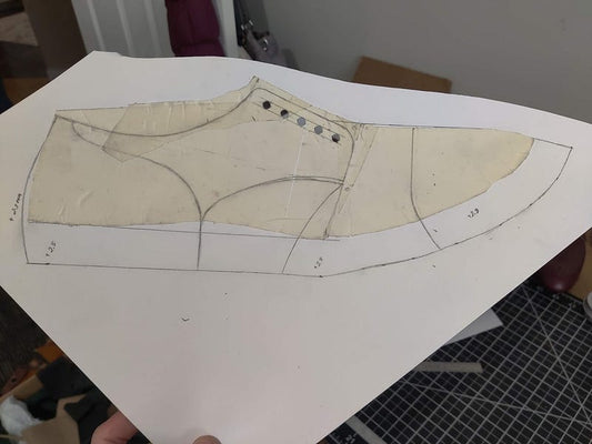 Shoemaking School Pt. 7  —  Derby Shoe Pattern
