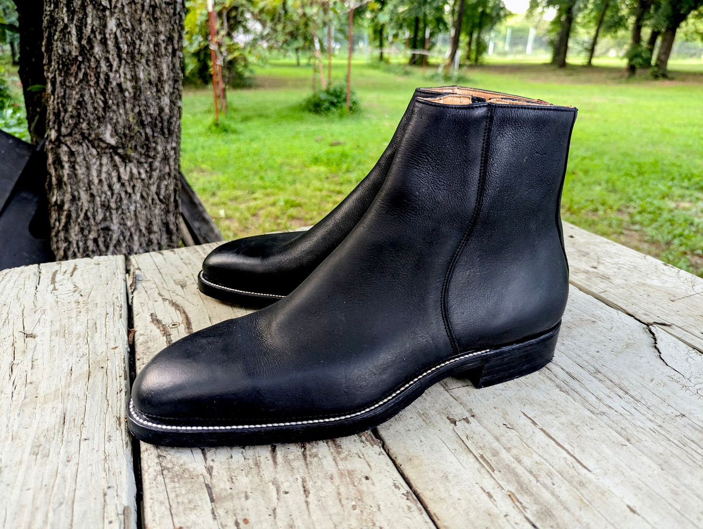Bliskavka Zip Up Boot Black Kudu, Size 11
