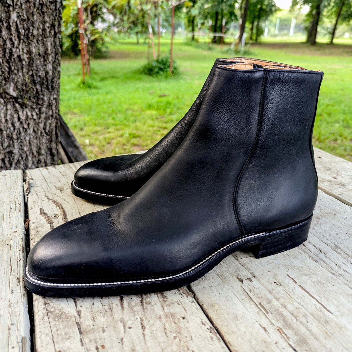 Bliskavka Zip Up Boot Black Kudu, Size 11