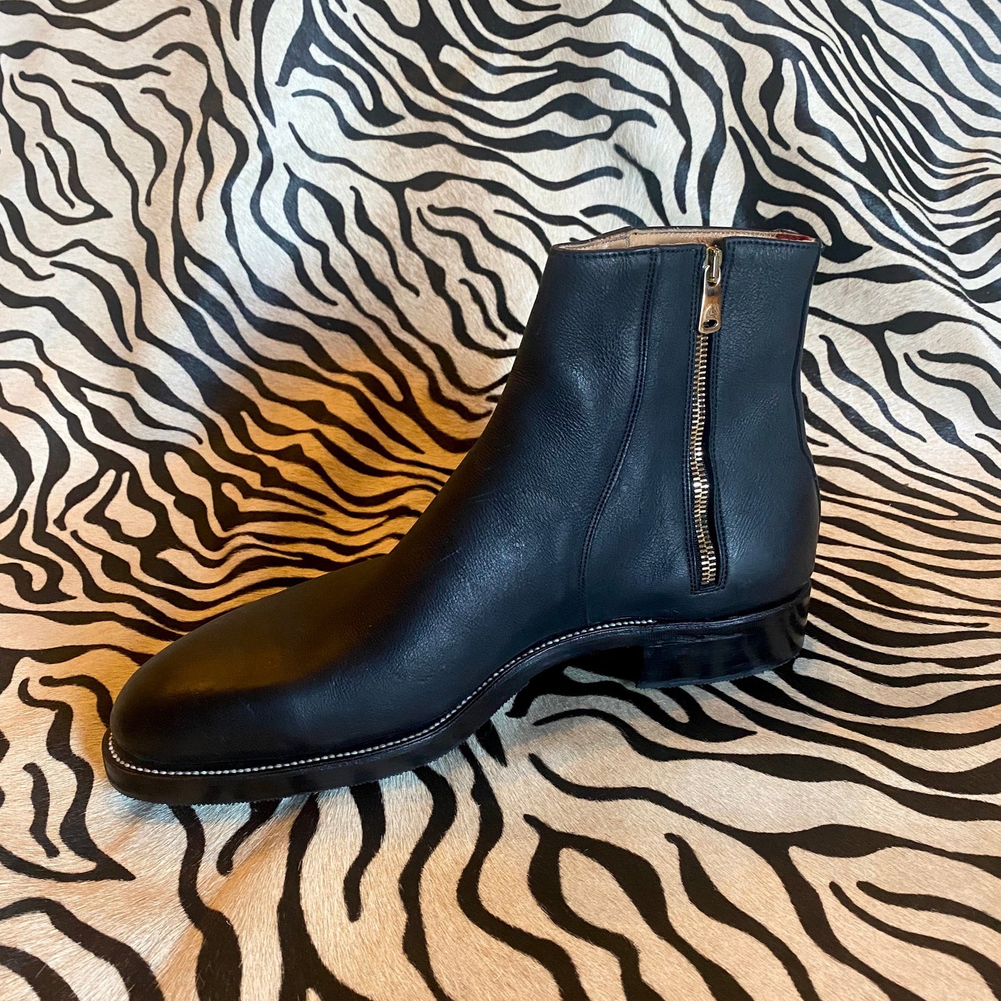 Bliskavka Zip Up Boot Black Kudu, Size 11