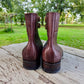 Russian Grain Buckle Boots, Size 10