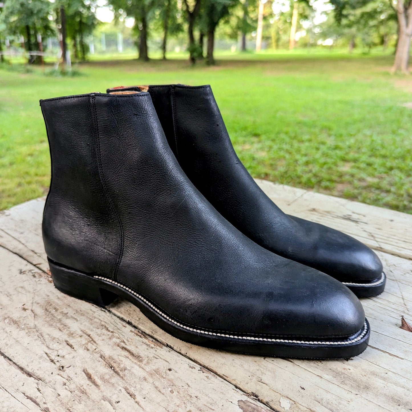 Bliskavka Zip Up Boot Black Kudu, Size 11