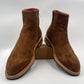 Bliskavka Zip Up Boot in Tobacco Kudu "Suede"