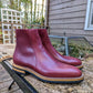 Bliskavka Zip Up Boot Red Calf, Size 11.5