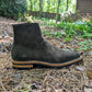 Bliskavka Zip Up Boot in Loden Suede